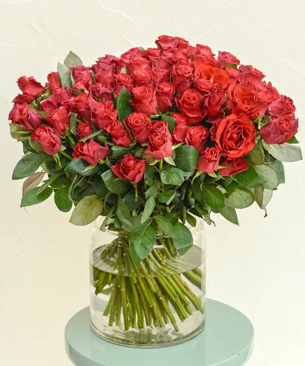 Bouquet 50 Roses Rouges
