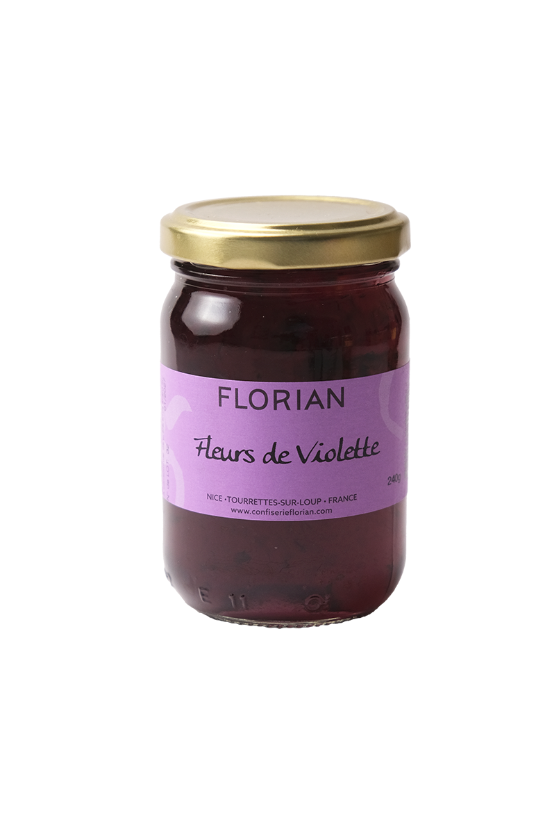 Confiture artisanale à la Fleurs de violette 120g