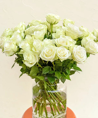 Bouquet de Roses Blanches