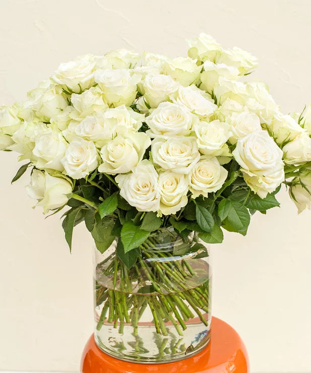 Bouquet de Roses Blanches