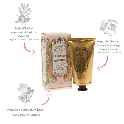Crème pour les mains - Géranium Rosat 75ml