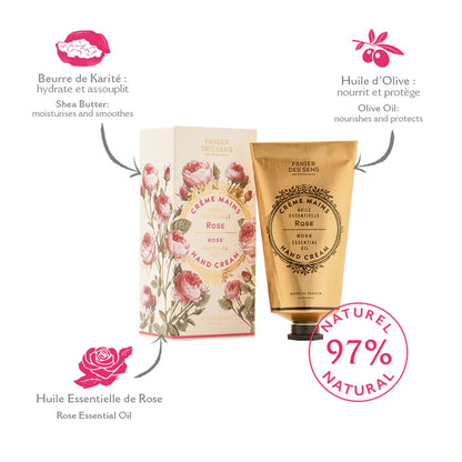 Crème pour les mains - Rose Envoûtante 75ml