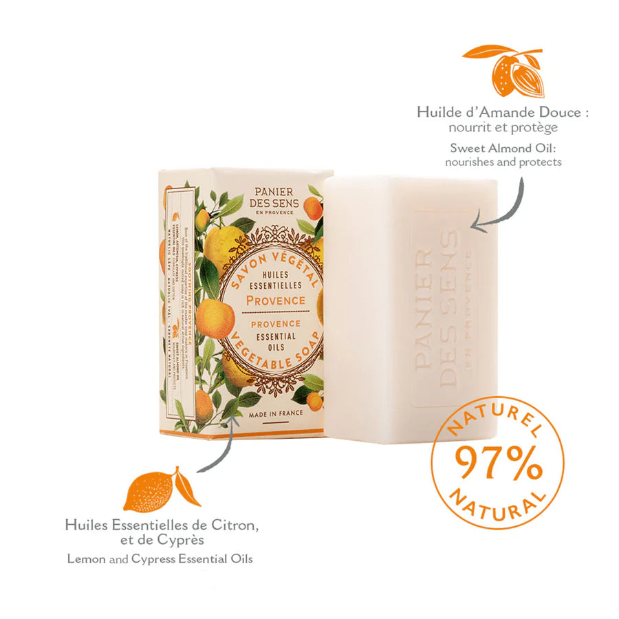 Savon solide Provence Énergisante - végétal 150g