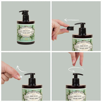 Savon de Marseille liquide - Jasmin Précieux 500ml