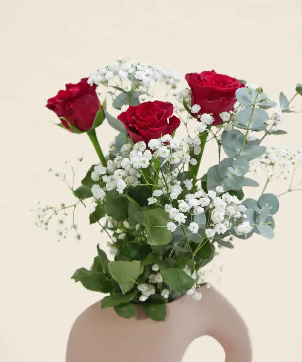 Trio de Roses Rouges