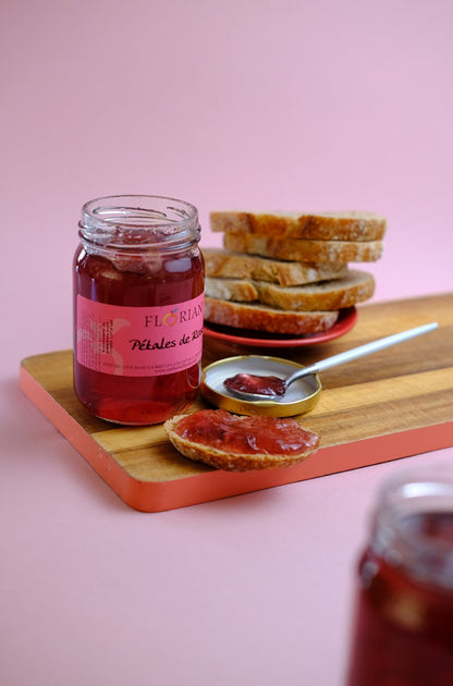Confiture artisanale de Pétales de Rose 120g