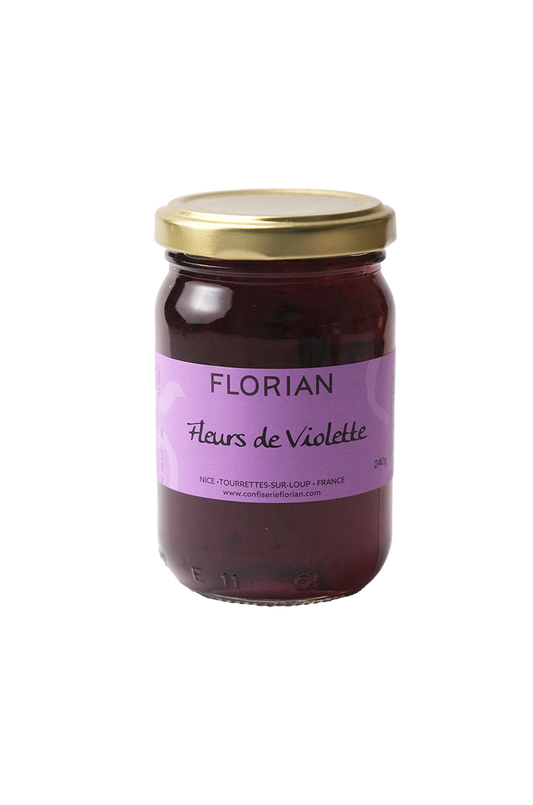 Confiture artisanale à la Fleurs de violette 120g